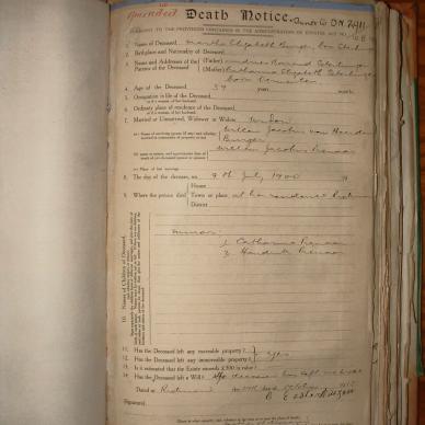BURGER Martha Elizabeth nee ESTERHUIZEN, 1900, MOOC 6-9-408, 2911
