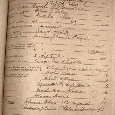 BURGER Martha Louisa Sophia nee LUBBE, 1918, MOOC 6-9-1200, 3251