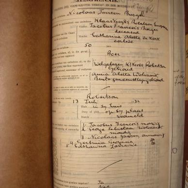 BURGER Nicolaas Jansen, 1932, MOOC 6-9-4125, 34674