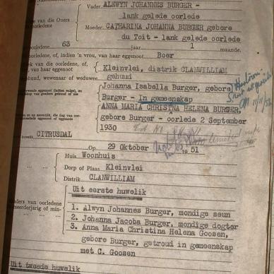 BURGER Paulus Andreas, 1951, MOOC 6-9-19000, 6795