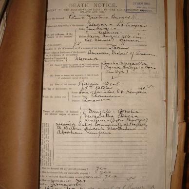 BURGER Petrus Jacobus, 1930, MOOC 6-9-3815, 28458