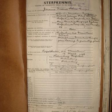 BURGER Petrus Johannes Frederik, 1942, MOOC 6-9-8740, 78057