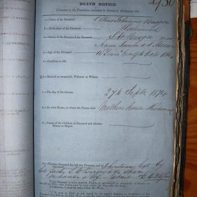 BURGER Petrus Johannes, 1874, MOOC 6-9-149, 930