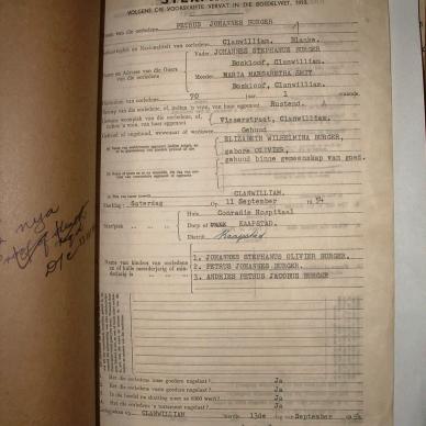 BURGER Petrus Johannes, 1954, MOOC 6-9-23030, 4948-54