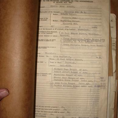 BURGER Pieter Hugo, 1950, MOOC 6-9-17638, 5504-50