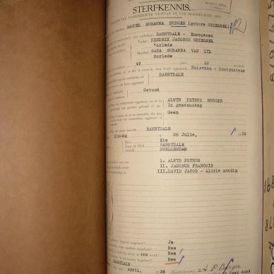BURGER Rachel Susanna nee GRIESSEL, 1936, MOOC 6-9-4750, 49860