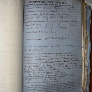 BURGER Rachel Susanna nee VIKTOR, 1874, MOOC 6-9-148, 635