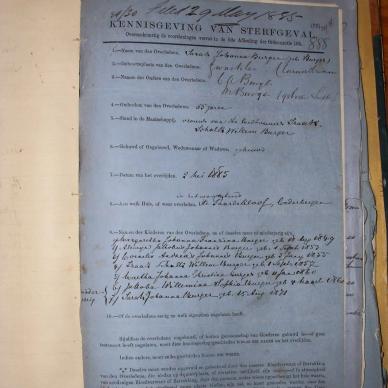 BURGER Sarah Johanna, 1885, MOOC 6-9-220, 888 (1)