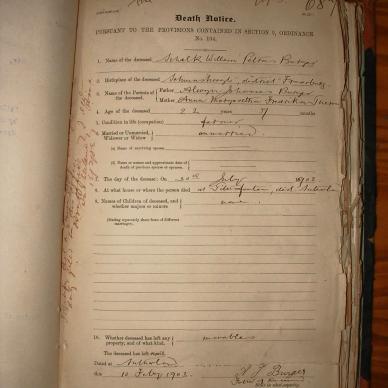 BURGER Schalk Willem Petrus, 1903, MOOC 6-9-469, 687
