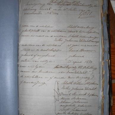 BURGER Schalk Willem, 1873, MOOC 6-9-143, 9311