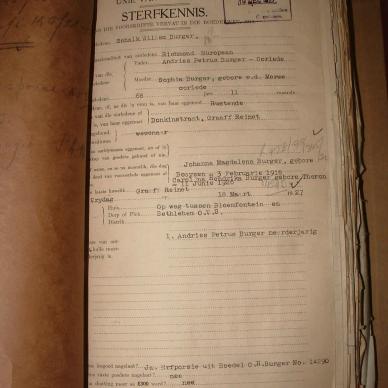 BURGER Schalk Willem, 1927, MOOC 6-9-3254, 17096