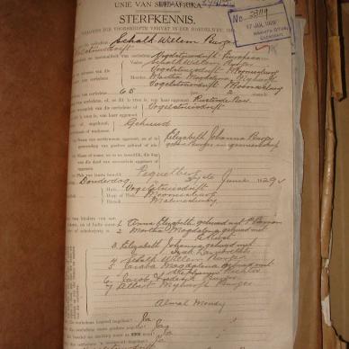 BURGER Schalk Willem, 1929, MOOC 6-9-3558, 23119