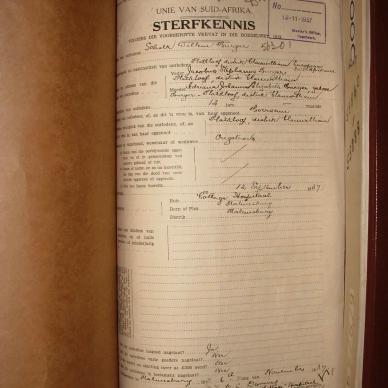 BURGER Schalk Willem, 1937, MOOC 6-9-4970, 56301