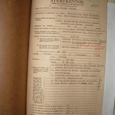 BURGER Schalk Willem, 1953, MOOC 6-9-20507, 180-53