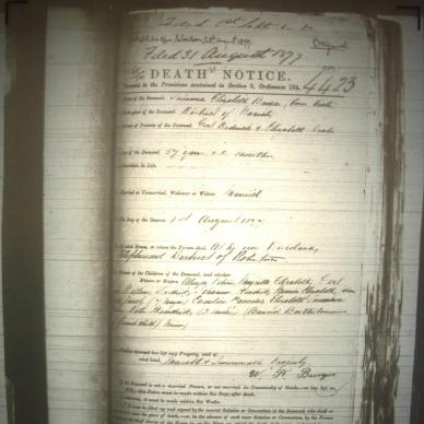 BURGER Susanna Elizabeth nee VICTOR, 1877, MOOC 6-9-160, 4423