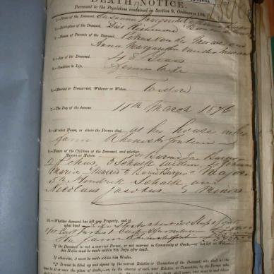 BURGER Susanna Margaretha Catharina nee VAN DER MERWE, 1876, MOOC 6-9-154, 2596