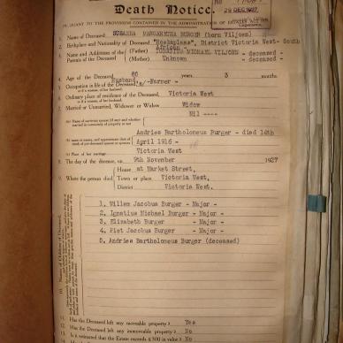 BURGER Susanna Margaretha nee VILJOEN, 1927, MOOC 6-9-3257, 17165