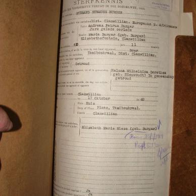 BURGER Sybrand Strauss, 1949, MOOC 6-9-16539, 5443-49 (1)