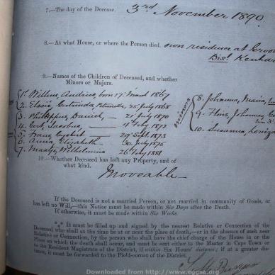 BURGER Willem Andries, 1890, MOOC 6-9-287, 2272 (2)