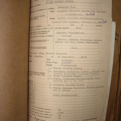 BURGER Willem Jacobus, 1956, MOOC 6-9-24136, 6055-56