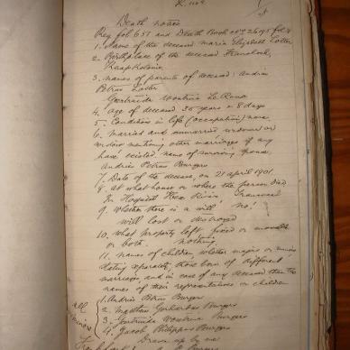 BURGERS Maria Elizabeth nee LOTTER, 1903, MOOC 6-9-468, 567 (2)