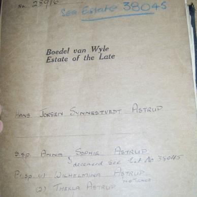 MSCE 28916- 1939  ASTRUP Hans  Jorgen Synnestvedt ssp Anna Sophie