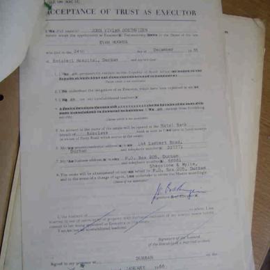 HUGHES Evan  - died 24 Dec 1965