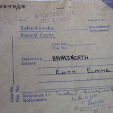 MSCE 0 2595-1958 HAWKSWORTH  E E [01]