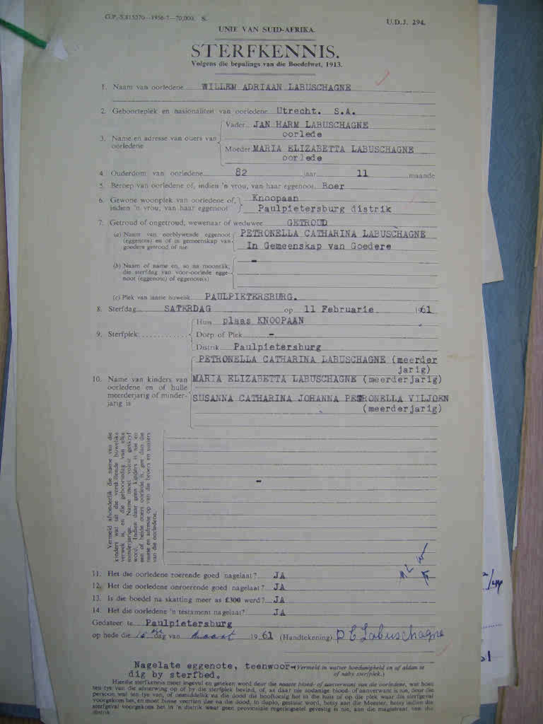 MSCE 827-1961 LABUSCHAGNE W A [02]