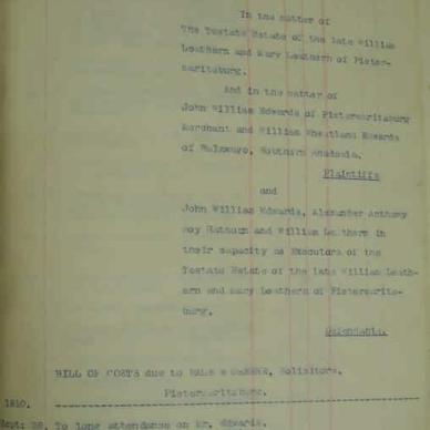 William _amp_ Mary Leathern NAB MSCE 40-2 Died him 18 Sept 1858 her 9 Apr 1879 Report 6