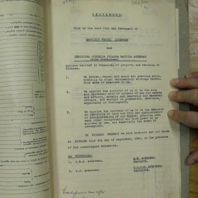ACKERMAN Christina Cornelia Johanna MARTINA nee OOSTHUIZEN - died 24 Oct 1942