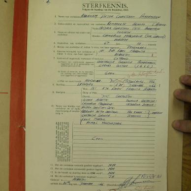 ACKERMANN Abraham Pieter Christiaan - died 3 Dec 1965