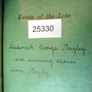 25330 BAYLEY Frederick George a