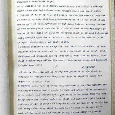 BENNETT Charles Chalmers - died 14 Jun 1919