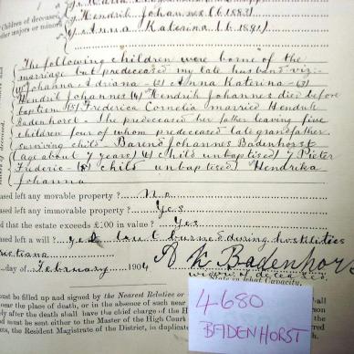 BADENHORST Hendrik Johannes