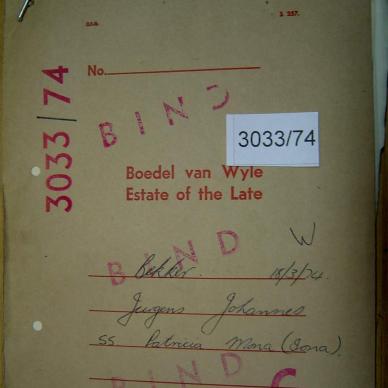 3033/74 BEKKER Jurgens Johannes _01
