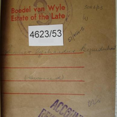 4623-53 BEZUIDENHOUT Johannes Gerhardus a