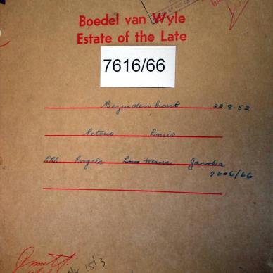 BEZUIDENHOUT Petrus Louis