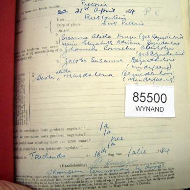 BEZUIDENHOUT Matthys Marthinus