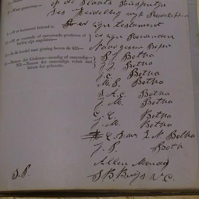 BOTHA Stefena Anna Catrina geboren BEKKER 1886
