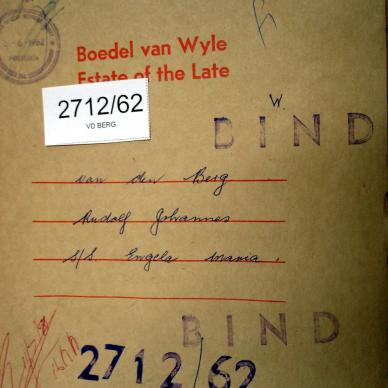 2712/62 VD BERG Rudolf Johannes _01