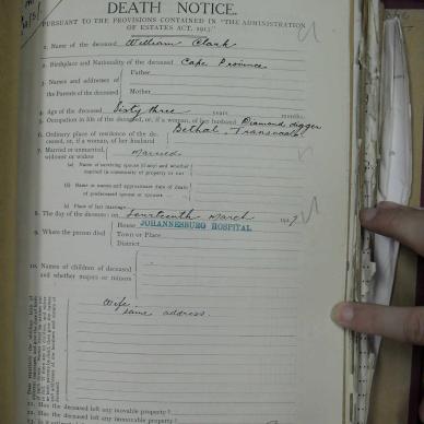 CLARK William - died 14 Mar 1927