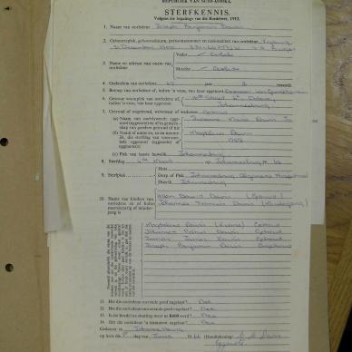 DAVIES Joseph Benjamin - died 4 March 1966