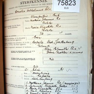 75823 ELS Cornelis Wilhelmus b