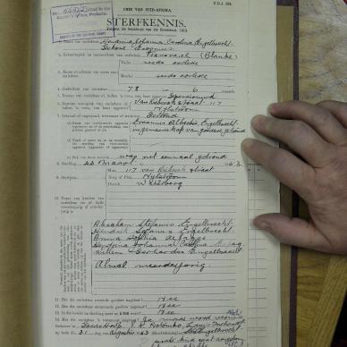 ENGELBRECHT Hendrina Johanna Carolina - died 22 Mar 1953