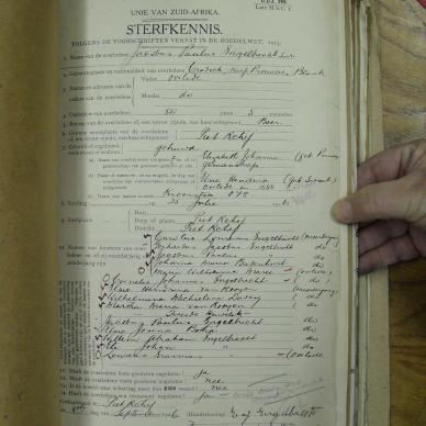 ENGELBRECHT Jacobus Paulus - died 25 Jul 1926
