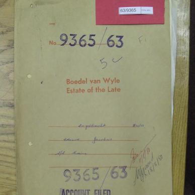 ENGELBRECHT Eduard Jacobus - died 8 Oct 1963