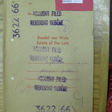 ENGELBRECHT Johannes Jacobus - died 19 Mar 1966
