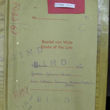 ENGELBRECHT Jacobus Johannes Hendrik - died 15 Jul 1967