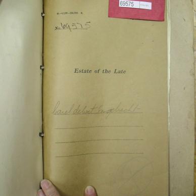 ENGELBRECHT Carel De Wet - died 14 Jul 1929